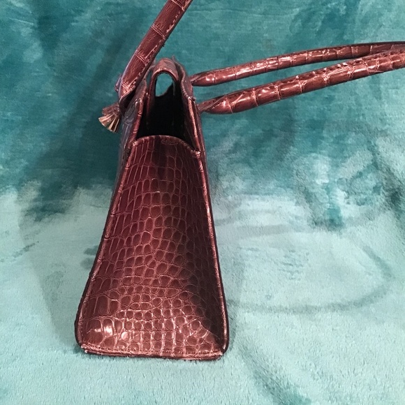 💚3/$25 Liz Claiborne small purse flower needlework bow - Picture 3 of 13